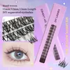 DIY FALSE EYGRASS MULTI-LAYER Tjockt Cross Mink Hair Eyelash