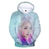 Sudaderas con capucha de los hombres Harajuku Wengie Hombres / Mujeres Moda Casual Kid's Idol Sudadera 3D Imprimir Niños / niñas Streetwear Kpop Tops