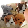 Cosmetic Bags Eskimo Dog Plush Soft Doll Toys Pencil Case Schnauzer School Office Supplies Gift For Kids