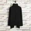 Men's Hoodies Spring Men's Double Pocket Pile Collar Print Black Slim High Men Harajuku Mens Clothes 2022