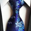 Bow Ties Linbaiway Mens Floral Printed Neckie Neck For Business Wedding Slips Handgjorda Jacquard Slim Tie Custom Logo