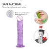 Sexo brinquedo de brinquedo de sexo 3 tamanho translúcido geleia macia grande vibrador realista realista pênis pênis plug plug plug fort for woman homens vagina hiftos de massagem anal