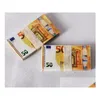 Meilleurs jeux de nouveautés 3A Games accessoires pour une copie contrefaite UK Pounds GBP 100 50 Notes Bank Strap Films Play Fake Casino PO Booth Drop Deli DHQHX