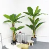 Decoratieve bloemen Kunstmatige grote bananenboom Pot Simulatie Big Bonsai Tropical Fake Green Planten Landschapsarchitectuur El Office Home House