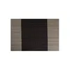 Table Mats Three-Section Striped PVC Placemat Western-Style Dining Room El Household Tableware Insulation Mat
