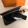 Luxurys Designers Fashion Key Wallets Buckle Bag Car Keychain Handmade Leather high quality Keychains Man Woman Monograms Purse Ba261T