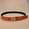 Mode Mannen Riem Luxe Designer Vrouwen Lederen Riem Brede 3.5 CM Letter M Gladde Gesp Zakelijke Jurk Riemen Valentijnsdag gift