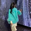 Piumino da donna dal design coreano 2022 di lusso color caramella cappotto di pelliccia naturale giacche vere Abrigos