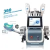 360 Cryolipolysis Dubbelhaka Ta bort celluliter Kroppsbantning Maskin Frys Cryo Contouring Med RF 40K Kavitation Hudlyftning Bärbar