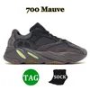 3M Statisk reflekterande 700 V2 Running Shoes Runner Wave Inertia Tephra Solid Grey Utility Black Men Women Outdoor Sport Trainer Sneaker 36-45 EUR