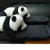 Safety Belts Accessories 1Pc Cute Cartoon Panda Doll Styling Car Seat Belt Cover Soft Comfort Plush Sleeping Bear Shoulder Strap Pad Cushion for Children T221212