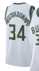 Giannis 34 Antetokounmpo Buck Basketball Jerseys City Jersey Edition Men Kids Młodzież oddychająca siatka