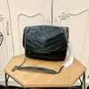 Tasarımcı çantaları niki zincir omuz çantaları vintage buzağı deri debriyaj kanat çantası lüks crossbody crossbody el çantaları kadın alışveriş kılıfları