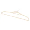 Hangers 10 Pcs Flocking Hanger Non-Slip Plastic Velvet Coat Flocked Custom Seamless Drying Rack