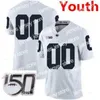 American College Football Wear Thr Custom Penn State Nittany Lions College Football Jersey 14 Sean Clifford 21 Noah Cain 24 Miles Sanders 26 Saquon Barkley Youth Stit