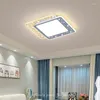 Tavan Işıkları Yatak Odası Gömülü LED Işık Ev Fikstür Sıcak ve Romantik Yuvarlak Oturma Odası Lambası Basit Modern Çalışma