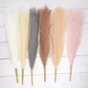 Decorative Flowers 3pcs 45cm Artificial Pampas Grass Simulation Reed Bouquet Fake Plant Party Home Room Wedding Decor Bedroom Accessories