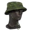 Cappellini da ciclismo Tattici militari Boonie Cappelli Paintball Caccia Pesca Berretto mimetico traspirante ad asciugatura rapida Secchio Ghillie regolabile