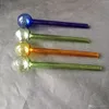 Pure color straight color pot Wholesale Glass bongs Oil Burner Glass Pipes Water Rigs Smoking
