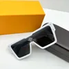 Designer męskie czarne okulary przeciwsłoneczne modelu okulary Model okularów specjalne UV 400 Ochrona podwójna rama wiązka marka zewnętrzna