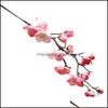 Decorative Flowers Wreaths Chinese Style Dried Branch Small Plum Blossom Cherry Wedding Flower Artificial Home Party Decoration Dr Otogp