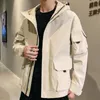남자 재킷 스프링 가을 캐주얼 재킷 남자 후드 윈드 브레이커 코트 맨 겉옷의 옷 플러스 크기 6xl 7xl 8xl 9xl