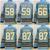 2023 Winter Classic Hockey 58 Kris Letang Jersey Reverse Retro 16 Jason Zucker 87 Sidney Crosby 71 Evgeni Malkin 66 Lemieux 59 Jake Guentzel All Stitched Alternate