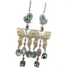 Dangle Earrings Exquisite Korean Butterfly Fairy Tassel Long Personalized