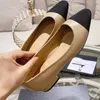 Fashion designer & accessory shoes in spring and autumn shoes period Leather color matching women's retro thick-soled wedding dress leisure 2.5Cm flat heel outdoor