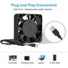 Computer Coolings 5 Pieces Gdstime 40mm X 10mm 4010s 5V USB PC Case Brushless DC Cooling Axial Fan