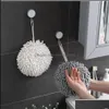 Other Kitchen Tools Hand Towel Bathroom Wallmounted Ball Thickened Super Absorbent Mtifunctional Rag Drop Delivery Home Garden Dining Ot8Gt