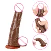 Sex Toy Dildo Realistic Dildo Strapon Flexible Penis With Suction Cup G Spot Vagina Stimulator Butt Anal Plug Female Masturbation M/L