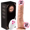 Vibromasseur Sex Toy Muhuan simulation pénis femmes vibrateur chauffage télescopique vibration masturbateur adulte produits amusants XR6M KZV5