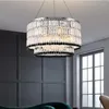 Lustres Salon Moderne K9 Lustre En Cristal De Luxe Villa Designer Lampe Transparent