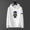 Erkek Hoodies Sweatshirts Tasarımcı Yüksek Versiyon Hoodie Sweater Moda Sequin Dikiş Pullover Ceket F Hooded Sweatshirt Erkek Kadınlar Büyük Boy Pamuk Ceket R3BK