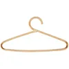 Hangers 2PCS Rattan Clothes Hanger Style Garments Organizer Rack Adult Room Decoration Double Hook & Single