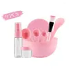 9Pcs/Set DIY Bowl Brush Spoon Stick Bottle Sponge Top Quality Homemade Makeup Beauty Tool Facial Mask Tools Kit