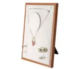 Pochettes à bijoux présentoir en bois porte-collier support pendentif chaîne boucles d'oreilles Bracelet organisateur pour comptoir maison table