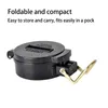 Gadget all'aperto Compasses Camping Marching Trekking Security Portable Piegable with Lid Student School Educational Equipment