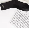 Women Triangle Letter Socks Black Cotton Knitted Letters Sock Warm Breathable