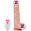 Vibrador brinquedo sexual muhuan simula￧￣o p￪nis p￪nis feminino aquecimento de vibra￧￣o telesc￳pica masturbadora adulta produtos divertidos xr6m kzv5