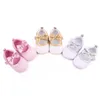 Premiers Marcheurs Enfants Bébé Filles Princesse Chaussures Bowknot Antidérapant Plat Semelle Souple Chaussures Marche 0-12 Mois Lovely Born Mocassins