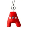 NIEUWE ALPHABET LEGEND PLUSH DOL Keychain Toy Cute Cartoon Key Pendant 10 cm