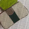 연동 키 케이스 동전 지갑 상자로 판매 정품 가죽 트림 코팅 캔버스 Zippy 파우치 여성용 선물용