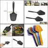 Andra k￶ksverktyg Creative Cooking Spata Food Sile Spoon Nylon Drainage Gadget Large Colander Soup Home Accessories Drop Deliv OTK95