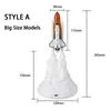 Nattljus 3D -tryck LED Space Shuttle Rocket Light Desk Lamp 800mAh USB RECHARGEABLE Atmosphere Room Decor Kids julklapp