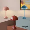 Champignon Flower Bud Oplaadbare LED -verlichtingstafellampen Bureauavond voor binnen slaapkamer Dining Touch Night Light Simple Modern Decoration LRG014