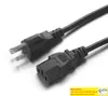 50pcs AC Power Cord Cable Desktop Monitor Computer Universal 3 Prong EU UK US AU Cord DHL