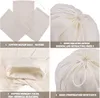 Factory Muslin Bags Burlap Bag Drawtring Sachet Multipurpose voor thee sieraden bruiloftsfeest gunsten opslag