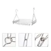 Hangers rek drogen hanger kleding clips waskleding clip sockhanging witheldrip pin waskleding droger metalen winddichte sockshook swivel